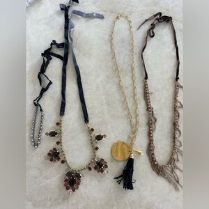 Stella & Dot jewelry lot of 4 necklaces